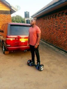 Merlyn omamateker feeling sweet with his monster Range Rover.