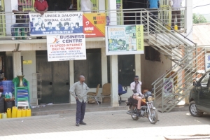 The Business centre in Kitoro where Hon. Kawuma's wife has been operating. It's now a no-go zone for her.