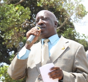 Godfrey Bwadinga on the run.