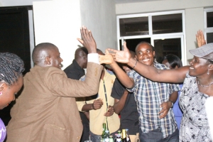 Sentamu bids farewell to his friends and buddies in the police force.