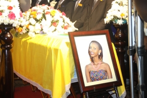Doreen's casket.