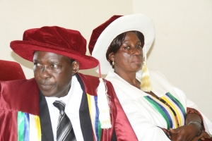 Division A Speaker Sebabi Michael Collins (L) with Deputy Sarah Kenga (R) 