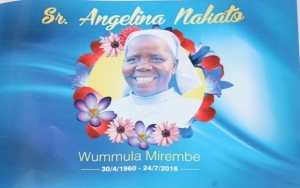 Sister Angelina Nakato laid to rest on Monday.