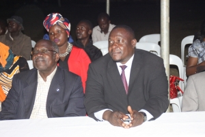 Buganda Kingdom Tourism Board Director Chris Sebuliba (R) cursing like hell.