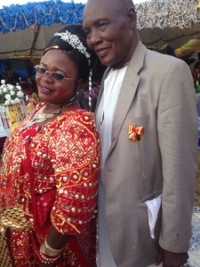 Lovebirds Agnes Nakimera and Samuel Bariluno during their secret Introduction ceremony in Masaka.