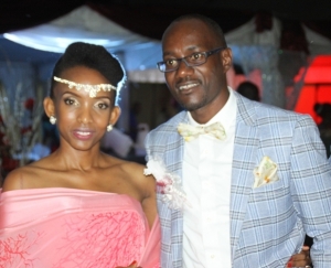 Lovebirds Martha Okweyo and Ivan Agaba on their Introduction ceremony. The couple is warming up to start making babies. 