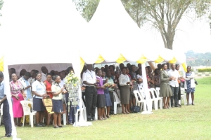 Entebbe Airport Catholic Community during the mass.