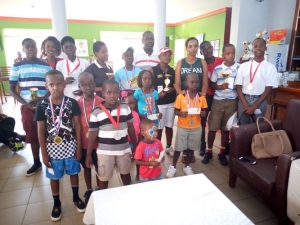 Some of the Junior Golfers who participated in the tournament.