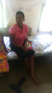 Gloria Nuwamanya in Grade B Hospital.