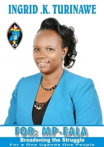 Ingrid Kamateneti Turinawe Carries Defiance to EALA. She lost miserably after she garnered only 25 votes.