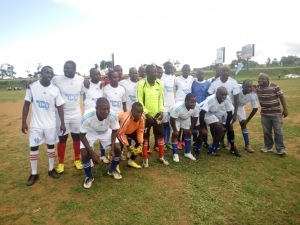 Team CAA thumped NBS TV 3-0 in a Friendly match.