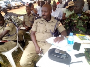 DPC Godfrey Ninsiima urged Entebbe residents to work with the police to deter crime.