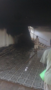 Pastor Aaron Mutebi's Church set on Fire.