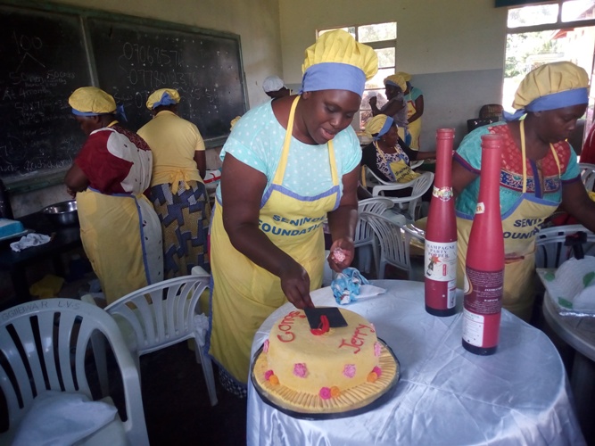 Minister Sseninde’s Foundation Trains 160 Entebbe Women In Entrepreneurship skills. SFC's Barbara Barungi acquired skills in Bakery.