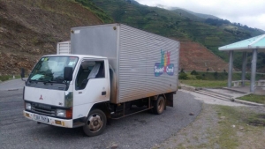 The missing cargo clearing truck was recovered in Gulu District.