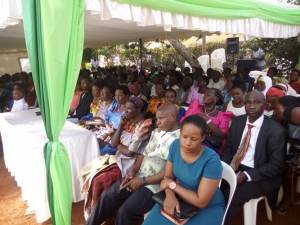 Guests flooded Namayirira's home in Lugonjo for the Kasiki.