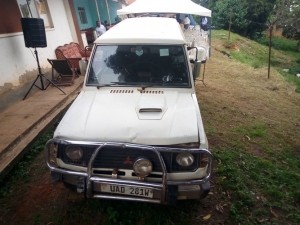 Late Yoti's Pajero that killed him.