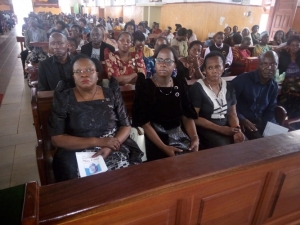 Late yoti's first wife Nalongo Justine seated extreme left.