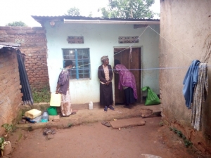 The room where the deceased Derrick Mukisa was found hanging.