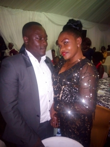 Das' Doreen Kasozi and Kevin Kasozi in bonking mood at Chairman Namayirira's wedding ball.