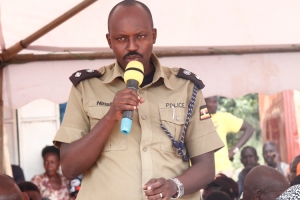 DPC Godfrey Ninsiima commanded the operation at Guda Landing Site in Katabi-Kitubulu that saw several criminals arrested including Chairman Mutebi's supporters.