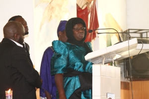 Grace Otim described her late husband as a brave man.