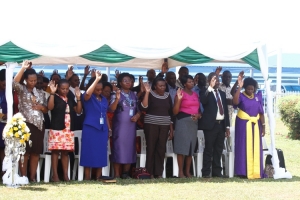 Some of the Entebbe Airport Catholics who turned up for the second Anniversary Chaplaincy celebrations.
