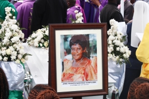 The Late Jane Frances Ssempuuma was laid to rest in Kitala Zone, Katabi Town Council on Tuesday.