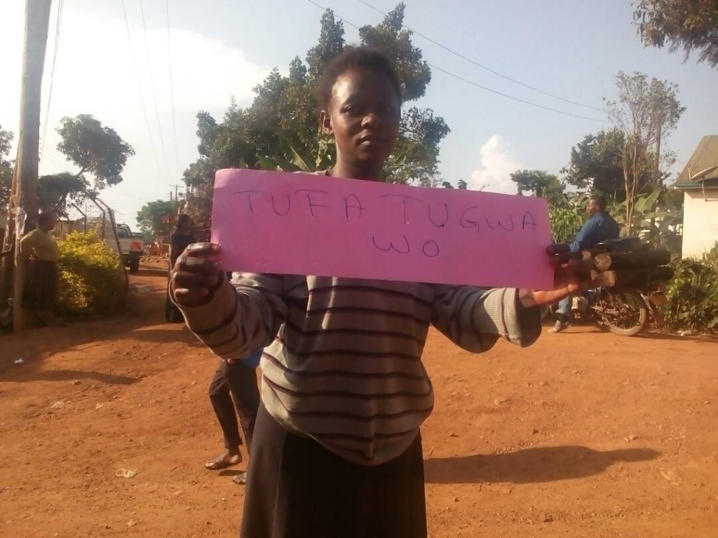 Women in Kitala Zone protested over the rampant killing of women.