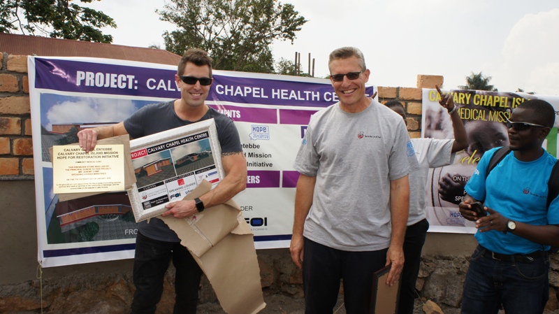 Entebbe Calvary Chapel’s Linquist Erects Free Health Centre @ Nakiwogo Landing Site.