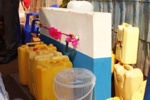 The Community Water Taps (Public Stand Pipes) that were commissioned by NWSC on Thursday in Katabi Town Council.