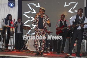 Singer A-PASS on Stage. 