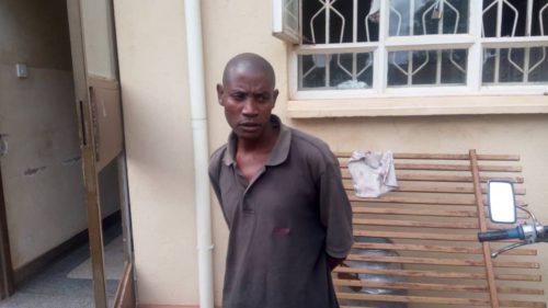 Man arrested for defiling 4 year old niece and infecting her with HIV The suspect Alex Tumusiime