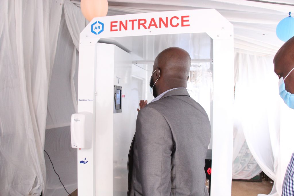 Covid 19: Uganda Gets first fully automated Disinfectant Machine