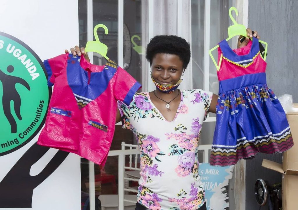 Barbie Kyagulanyi Donates Sewing Machines to Teenagers 