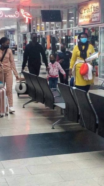 Bobi Wine's Children At the Airport Heading to the USA