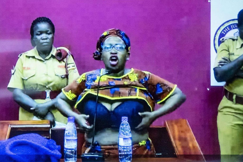stella Nyanzi in court after arrest