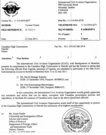 Yet, Bamwesigye's passport shows he was born in 1963