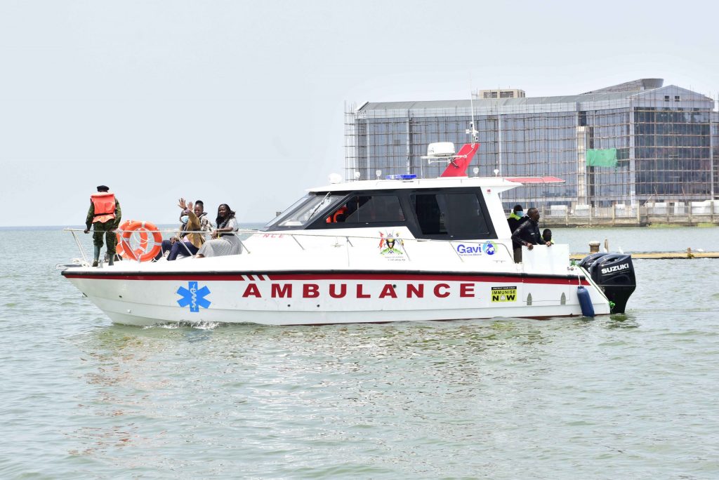PHOTOS: MPs Enjoy Ambulance Boat Ride on Lake Victoria 