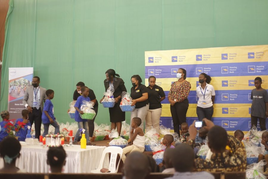 Housing Finance Bank Hands over Christmas Food Hampers to Children At Risk Action Network