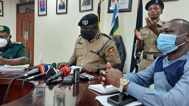 New rebel group responsible for murder of officers, Uganda Police Twine (right) spokesperson of the Criminal Investigations Directorate.