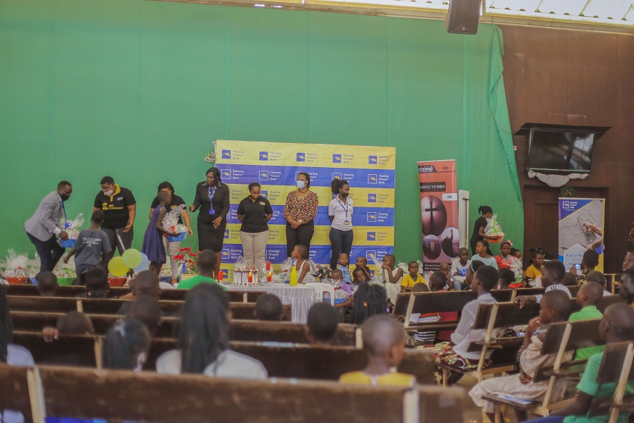 Housing Finance Bank Hands over Christmas Food Hampers to Children At Risk Action Network
