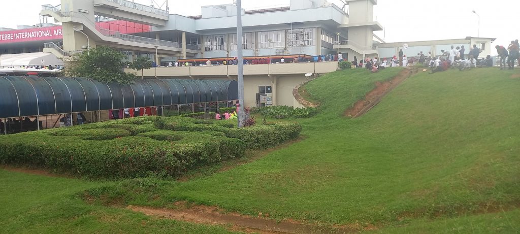 Passengers evacuated over reported fire outbreak at Entebbe