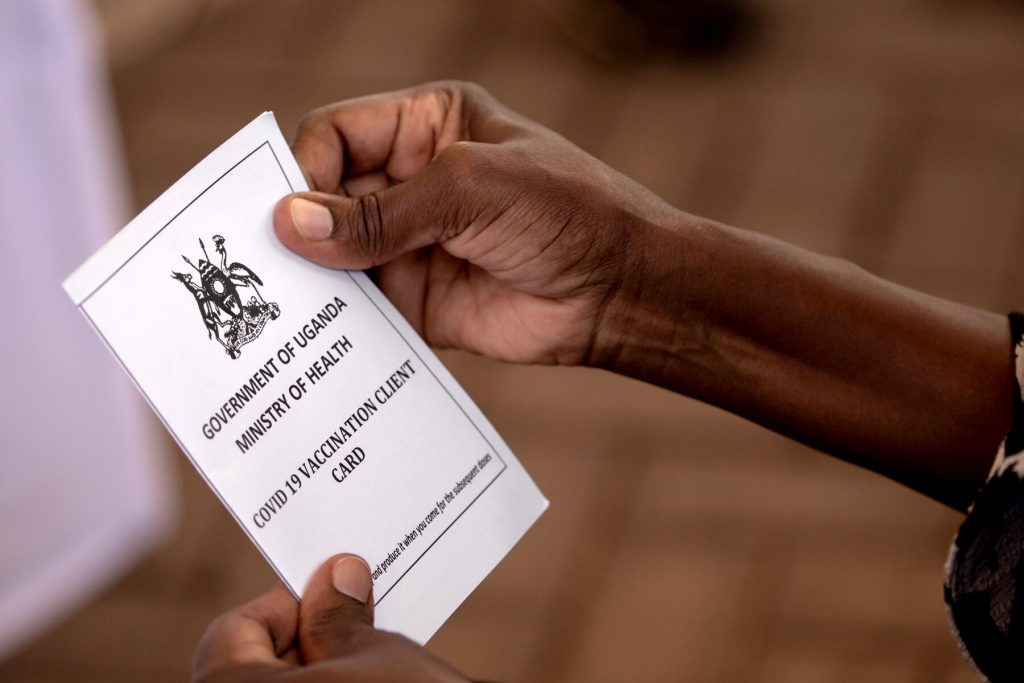 covid vaccination card uganda