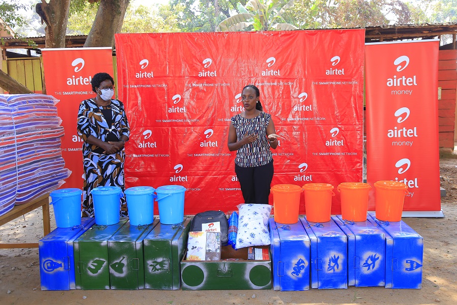 Airtel Celebrates Top PLE Performers, Donates Assorted Scholastic Material as School Reopen