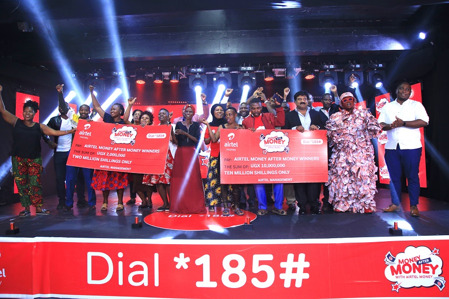 Airtel Mobile Commerce Uganda Limited (AMCUL) Climaxes Three months Money-After-Money Promo, Over 8000 customers and 1500 Agents rewarded in cash.