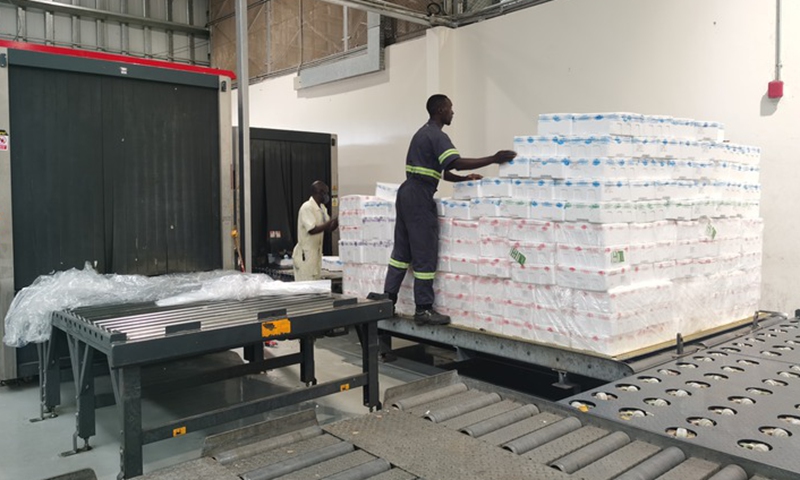 China completes construction of Entebbe International Airport air cargo terminal UGANDA-ENTEBBE-CHINESE-CONSTRUCTED-AIR CARGO TERMINAL