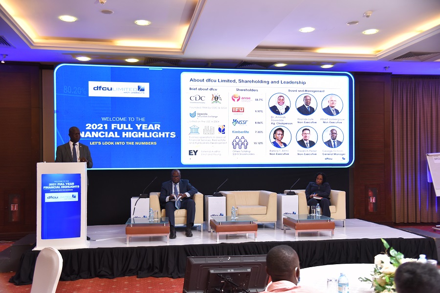 dfcu Bank Limited announces 2021 financial results