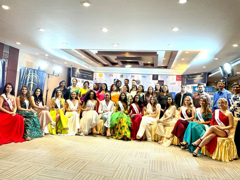 Judith Heard wins Miss Environment Africa International in India