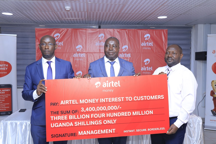 Airtel Mobile Commerce Uganda Limited (AMCUL) Pays out UGX3.4bn in first Interest payment to Airtel Money Customers Airtel Mobile Commerce Uganda Limited (AMCUL) Pays out UGX3.4bn in first Interest payment to Airtel Money Customers
